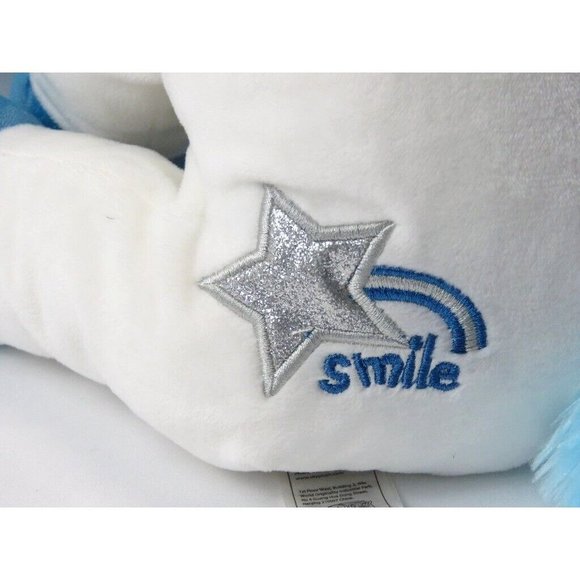 Cuddle & Friends Smile Unicorn Soft Plush Animal Blue Mane Sparkle Hooves  14" - Picture 7 of 11